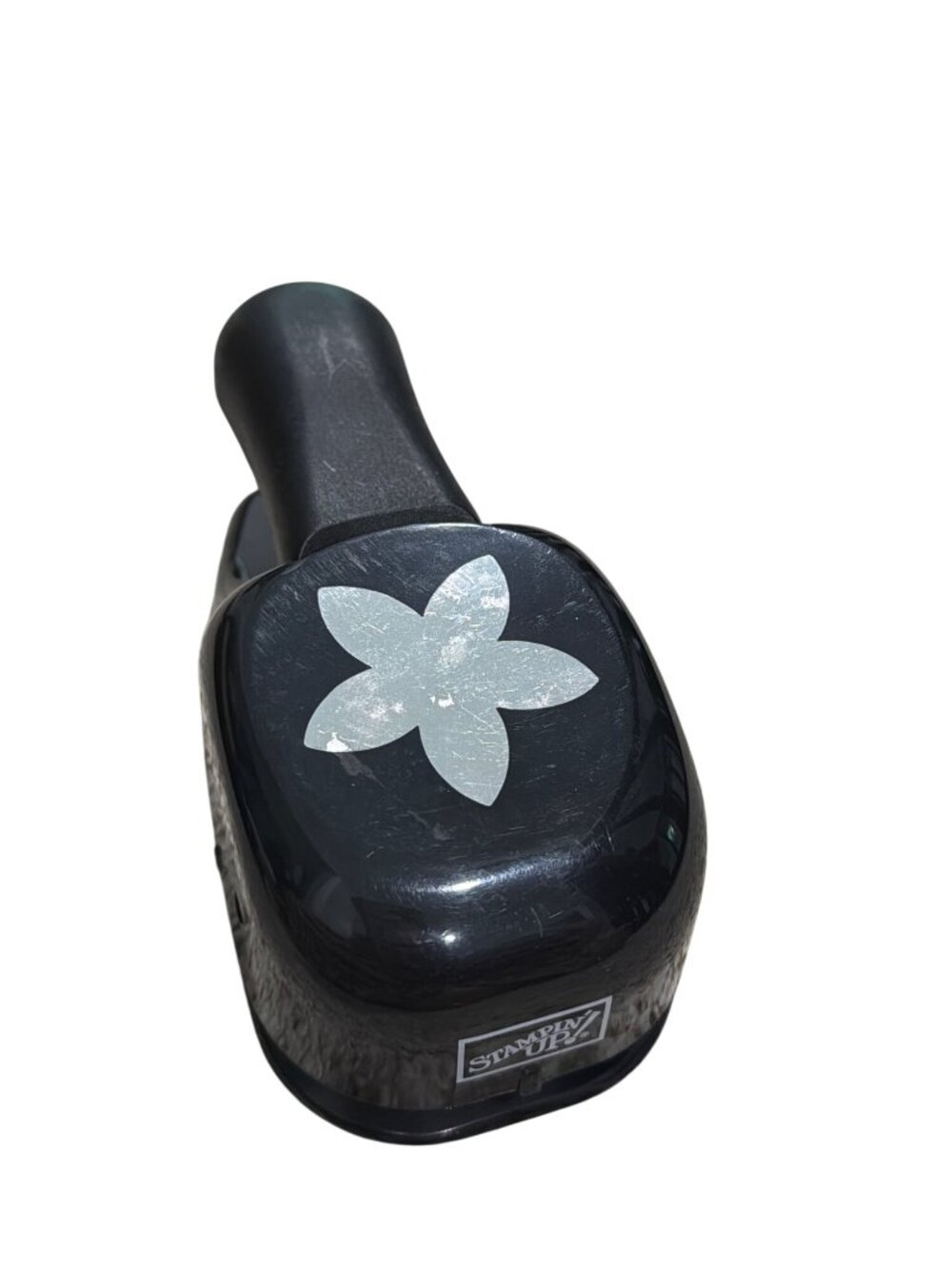 Flower Shape Punch Craft Tool Stampin Up Black Heavy-Duty Paper Shaper